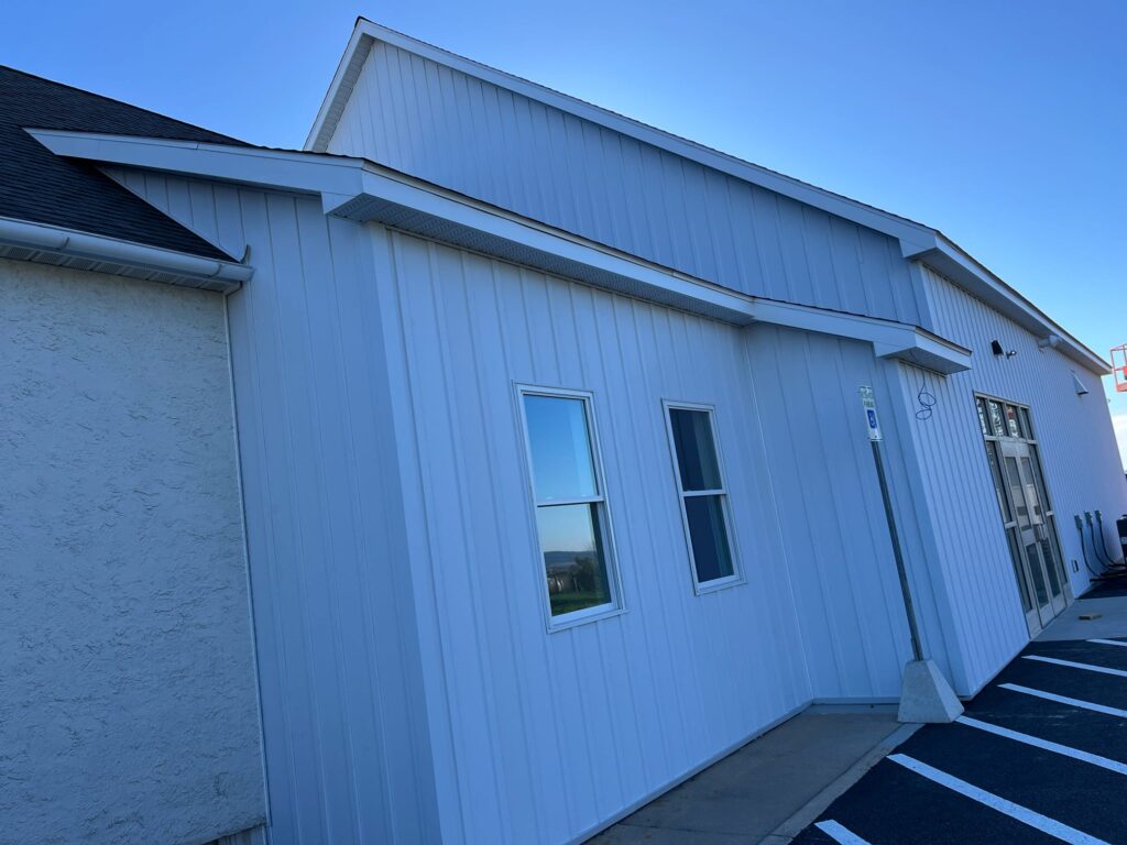 Residential Siding In Millersville, Pa 7 Roofline And Siding Corner Detail