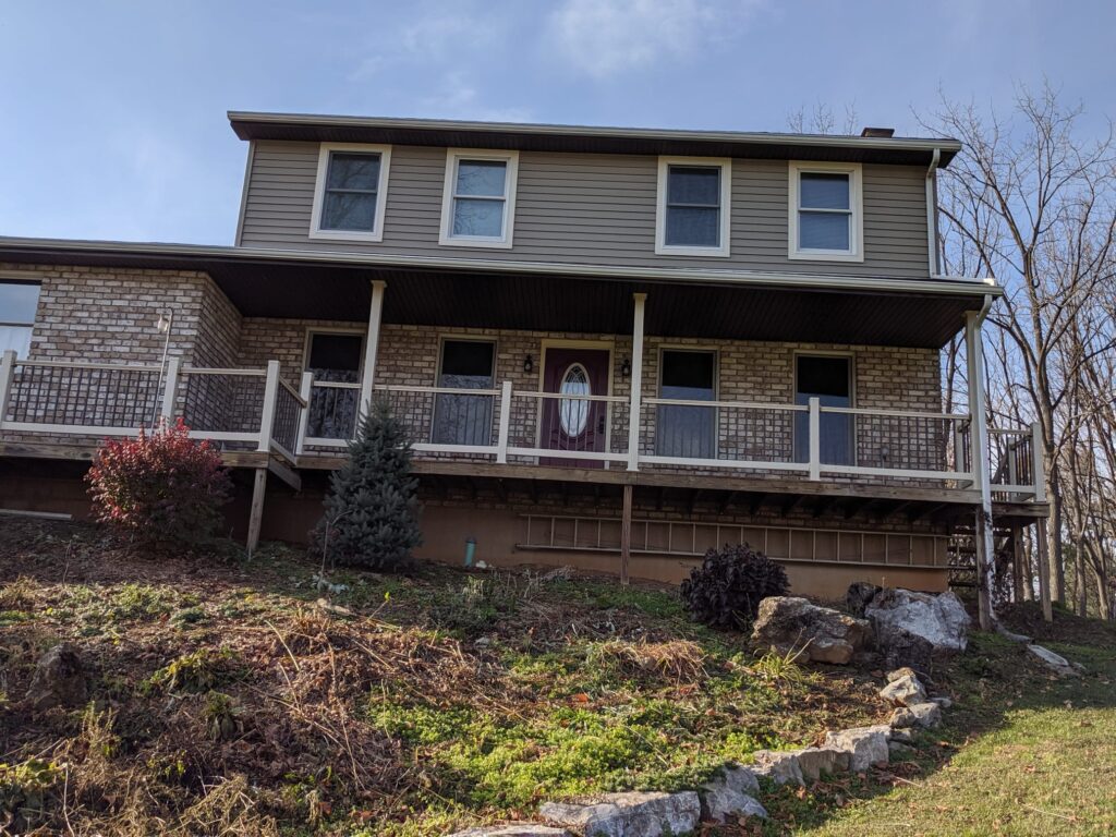 New Vinyl Siding Front Exterior View