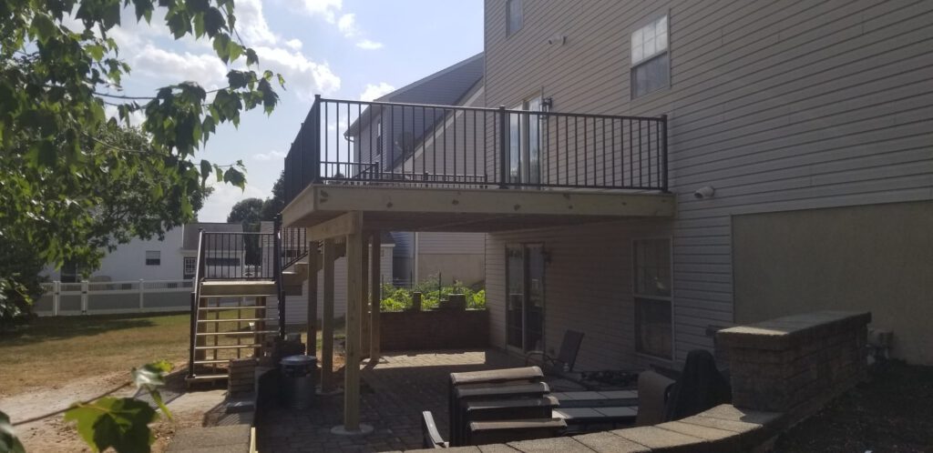 Raised Deck Installation In Marietta, Pa 6 Custom Raised Deck Installation In Marietta