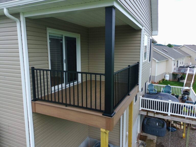 Second Floor Deck Building In Denver, Pa