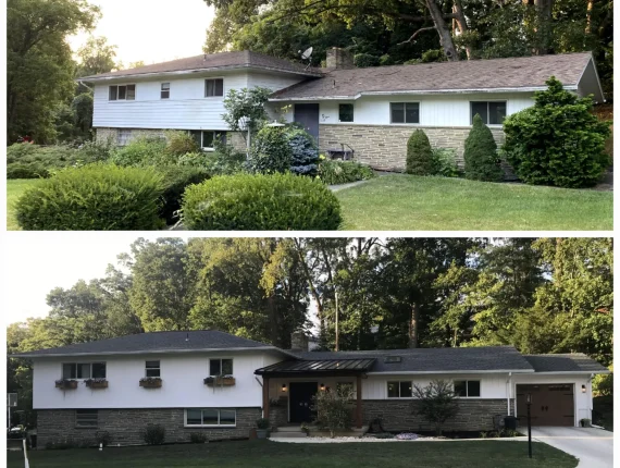 Addition and exterior remodel