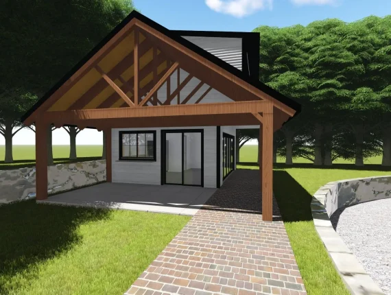 Pool house